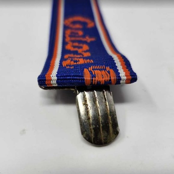 Vintage 80S University of Florida Gators orange and blue suspenders - Picture 2 of 9